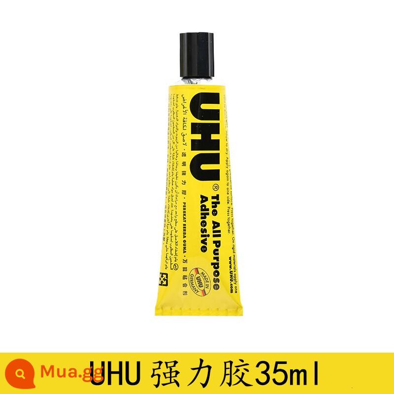 [Tự vận hành] Keo dán mạnh UHU nhập khẩu từ Đức keo dán phổ thông thủ công trong suốt mô hình gỗ thủy tinh kim loại chế biến gỗ sửa chữa giày đa chức năng đặc biệt keo dính keo dính đa năng - 1 que (35ML)