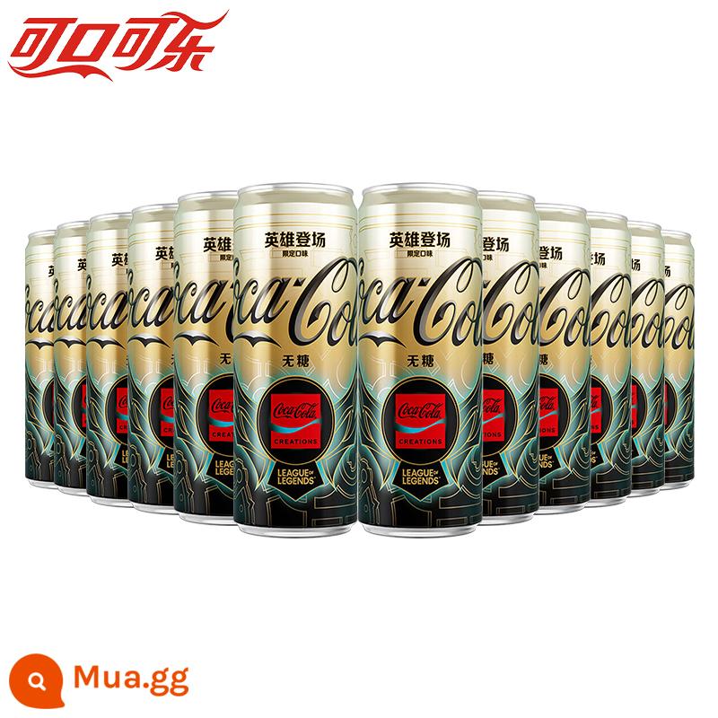 Coca-Cola New Year's Limited Rabbit Nước Uống Có Ga Chứa Hơi Nước 330Ml*6 Lon FCL Quà Tặng Kỷ Niệm Cung Hoàng Đạo - Anh hùng đồng thương hiệu*12 lon