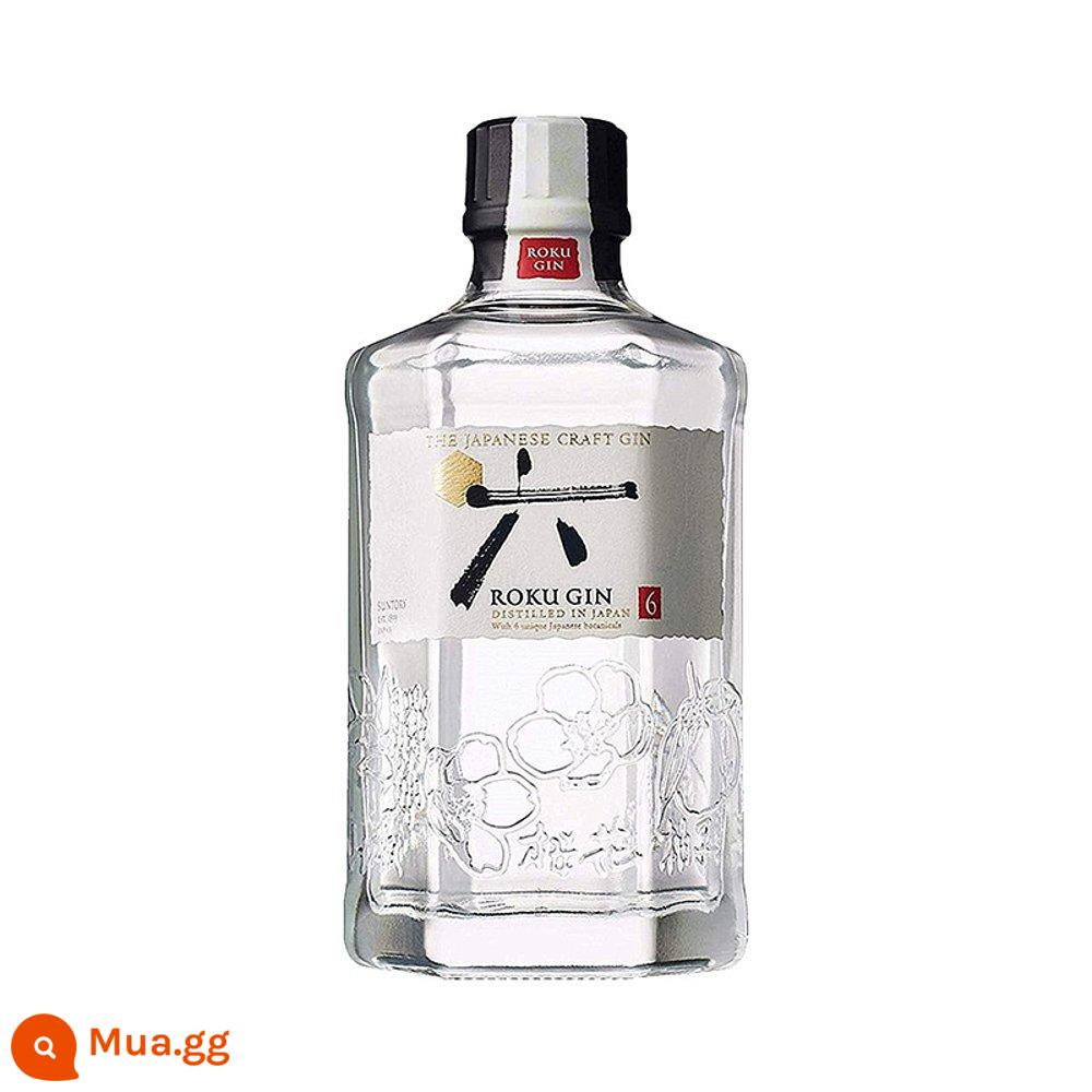 Japan direct mail SUNTORY Suntory ROKU sáu gin Riwei mini 47 độ 200ml gin - 6 nhân