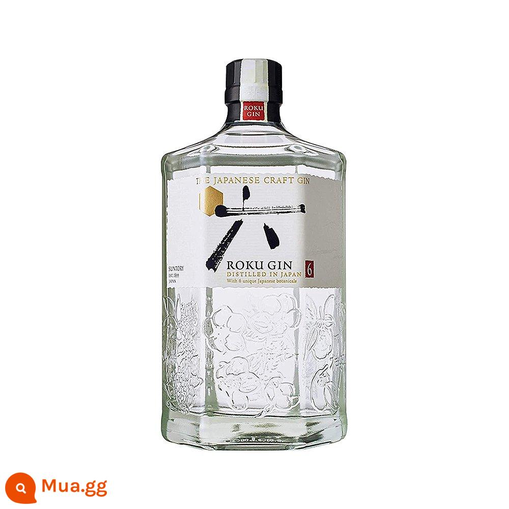 Japan direct mail SUNTORY Suntory ROKU six Rượu gin kiểu Nhật 47 độ 700ml không hộp - ROKU sáu ngày miễn phí