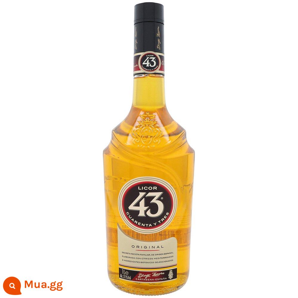 Licor thư trực tiếp châu Âu 43 Likou Wine 31%1L rượu vang nhập khẩu gốc Tây Ban Nha - Cam thảo 43