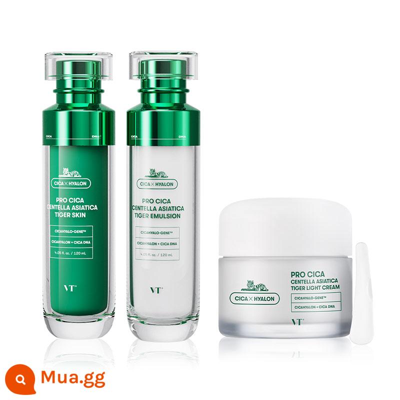 VT Tiger Water Lotion Set ba sản phẩm chăm sóc da tạo ra trang web chính thức của Mùa và thay thế của Hàn Quốc. - Nước hoa hồng 120ml + lotion 120ml + kem dưỡng 80g