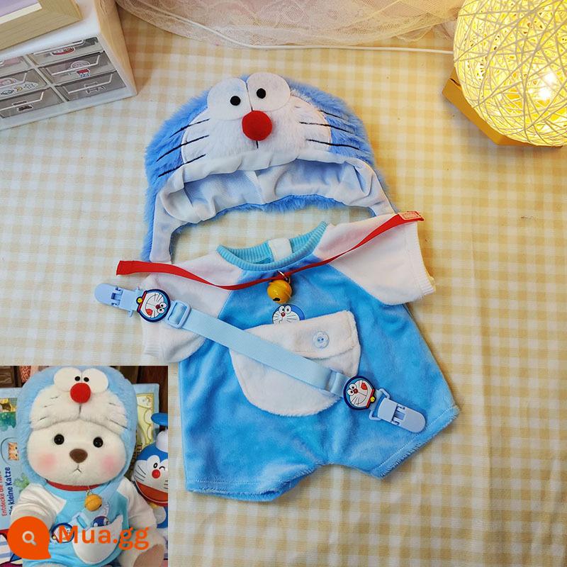 Kích thước trung bình gấu Lena quần áo gấu búp bê sang trọng quần áo búp bê 30cm gấu bông màu hồng sang trọng áo liền quần nữ - Bộ đồ Doremon nổi tiếng trên mạng không có gấu