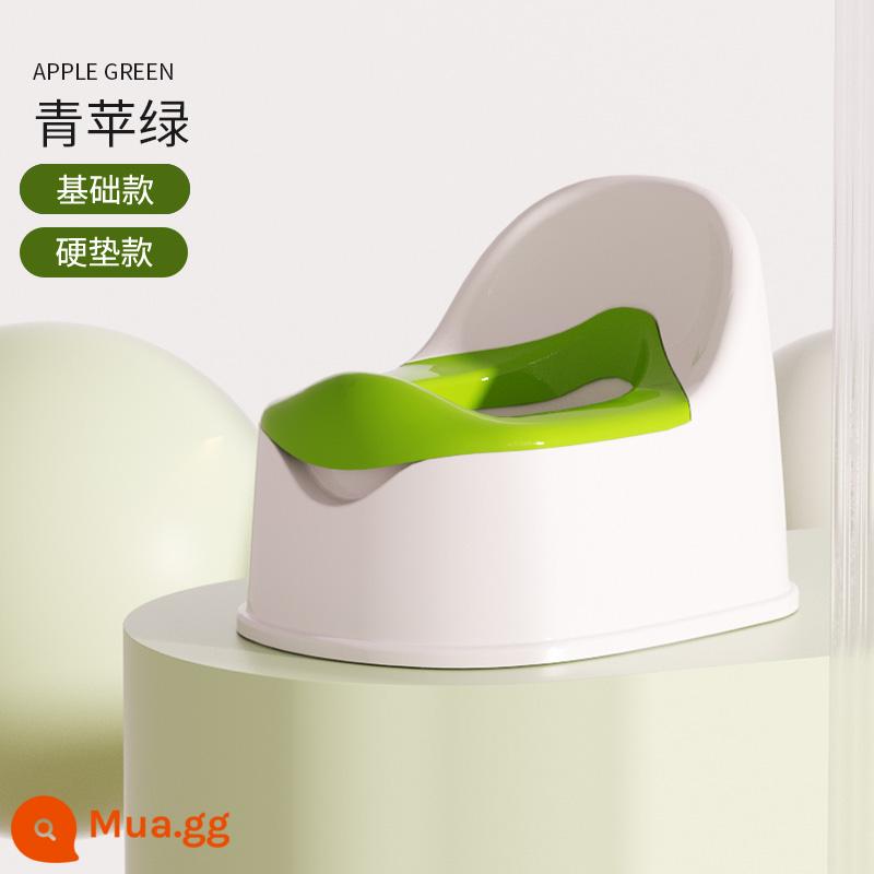 Bồn cầu trẻ em toilet bé trai bô nữ xô đựng nước tiểu trẻ sơ sinh đào tạo đặc biệt toilet hộ gia đình nước tiểu phân - Đệm cứng xanh táo xanh [không có quà]