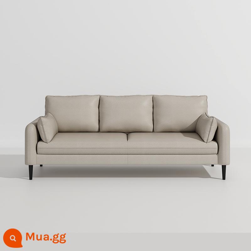 Bắc Âu căn hộ nhỏ công nghệ vải sofa nhỏ đôi ba người phòng khách ánh sáng sang trọng đơn giản giặt miễn phí cửa hàng quần áo căn hộ internet người nổi tiếng - Morandi Gray-4 (da mèo cào)