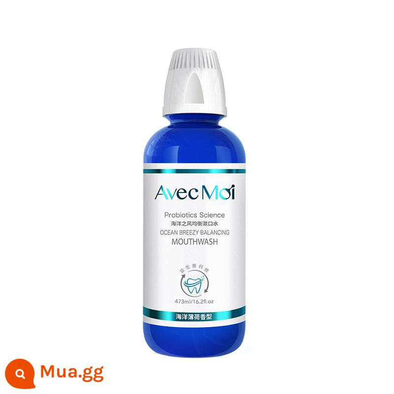 avecmoi nước súc miệng probiotic gió đại dương cho nam và nữ loại bỏ hôi miệng cao răng diệt khuẩn hơi thở thơm mát 5 chai - 1 chai