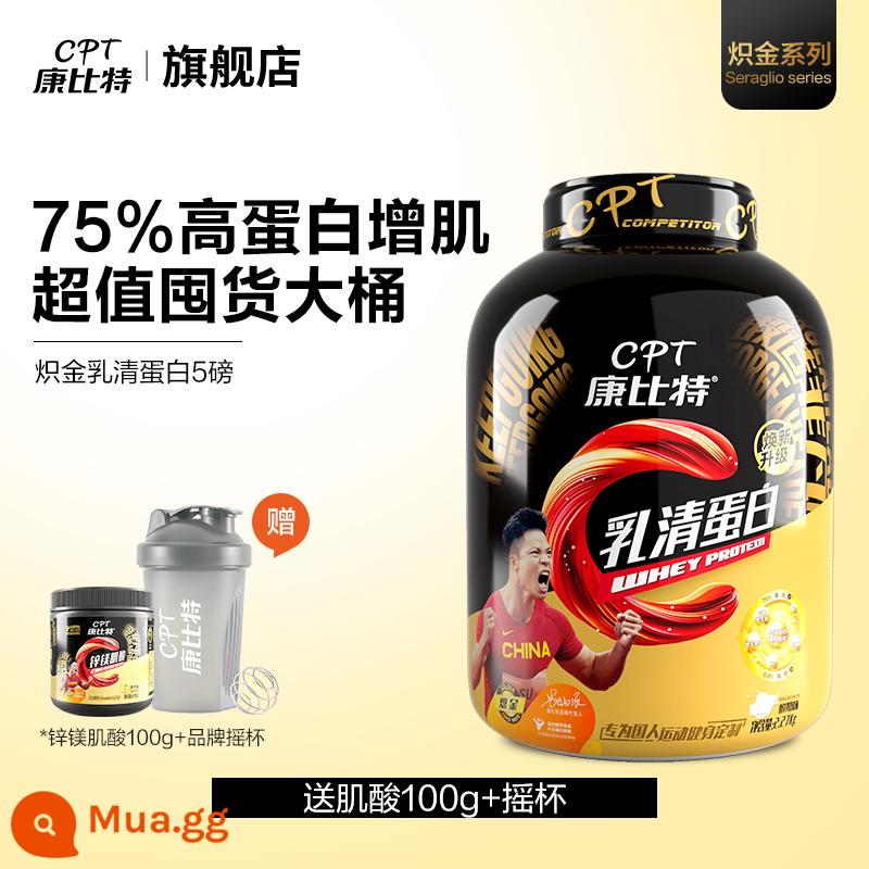 Combit Probiotic Bột Whey Protein Protein Tăng Cơ Bột Tập Thể Hình Nam Nữ Protein Cô Lập Chính Thức Hàng Đầu Cửa Hàng - Whey protein 2270g [100g creatine miễn phí và tiết kiệm chi phí thùng lớn]