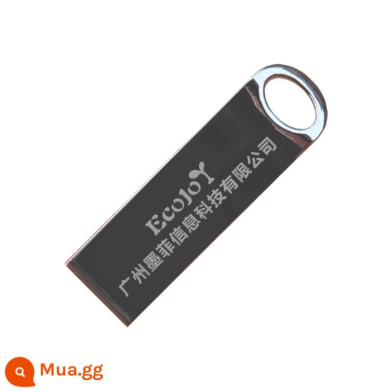 ECOJOY kim loại U đĩa tùy chỉnh 8G tùy chỉnh LOGO khắc laser usb chống nước công ty tùy chỉnh quà tặng đấu thầu - Khắc màu súng USB2.0