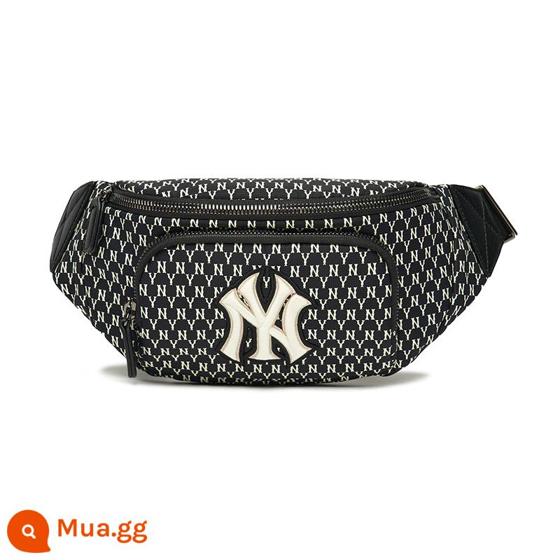 MLB Chính Thức Nam Nữ Cặp Đôi Túi Ngực Retro Lão Thị Eo Túi Đeo Vai Túi Thể Thao Giải Trí Thu Đông BGC9 - New York Yankees/Đen