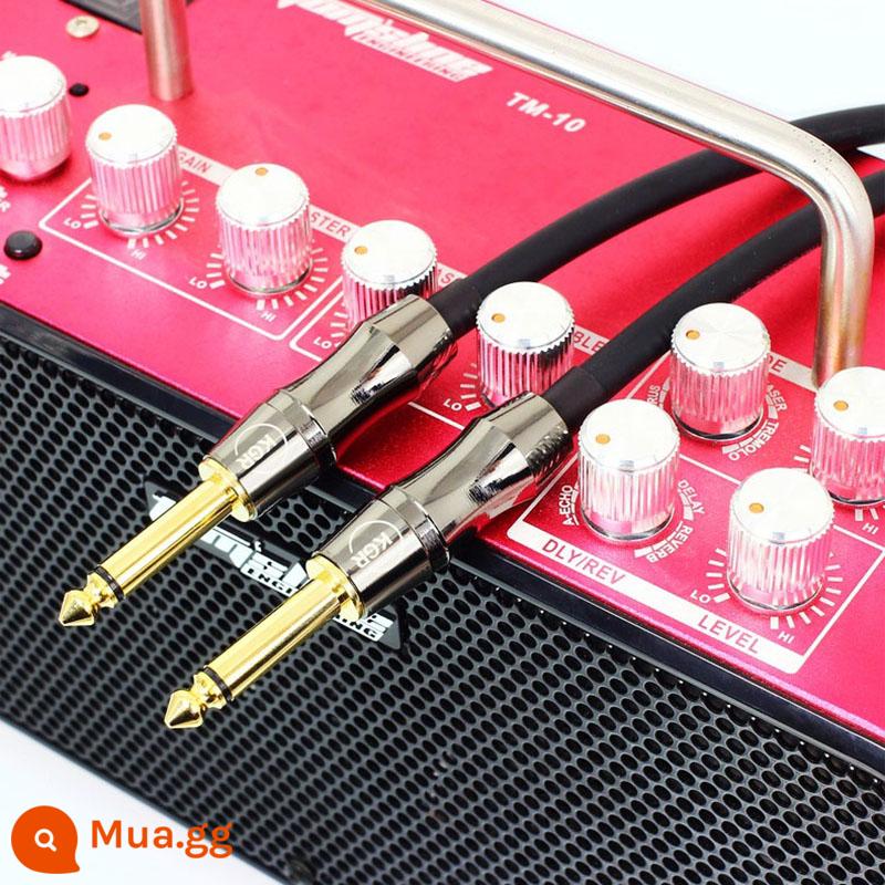 KGR giảm tiếng ồn nhạc cụ cáp âm thanh gỗ đàn guitar điện bass piano trống điện tử card âm thanh hộp âm thanh phối 6.5 - 1 mét, 2 đầu thẳng