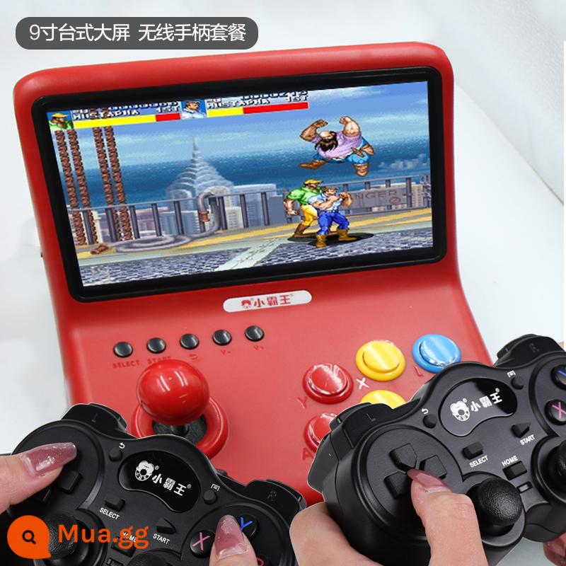 Máy chơi game Xiaobawang cầm tay máy tính để bàn nhỏ máy arcade hoài cổ PSP màn hình lớn tay cầm đôi FC cổ điển máy chơi game kết nối với TV dành cho trẻ em Contra gửi bạn trai máy chơi game 2022 mới - Máy tính để bàn màn hình lớn 9 inch 32G + 2 tay cầm không dây, truyền hình cáp miễn phí