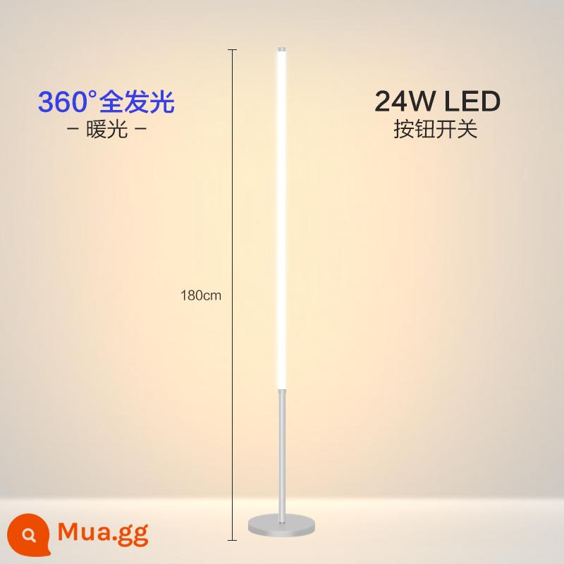 Đèn Sàn Ins Bắc Âu Đơn Giản LED Phòng Khách Phòng Ngủ Dọc Đèn Bàn Đèn Cạnh Giường Ngủ Góc Đèn Bảo Vệ Mắt Khí Quyển Đèn - Loại F 180CM-ánh sáng trắng-ấm-24W