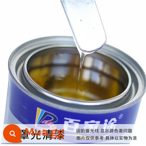 Sơn Fluorocarbon sơn kim loại lan can ngoài trời cửa sắt sơn chống gỉ sơn chống ăn mòn thép không gỉ sơn chống thấm màu đen - Sơn dầu