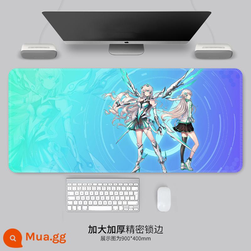 Miếng lót chuột ASUS Tianxuan Ji để bàn miếng lót bàn máy tính xách tay miếng lót bàn phím quá khổ văn phòng nhà tùy chỉnh chống trượt mềm mại - NR-321 Hai cô gái được chọn ở bên phải