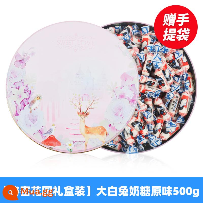 Kẹo Sữa Thỏ Trắng 500G Số Lượng Lớn Guanshengyuan Chính Hãng Kẹo Năm Mới Đồ Ăn Nhẹ Năm Mới Cưới Kẹo Kẹo Cưới - Hộp quà Secret Garden 500g [tặng kèm túi xách + thiệp]