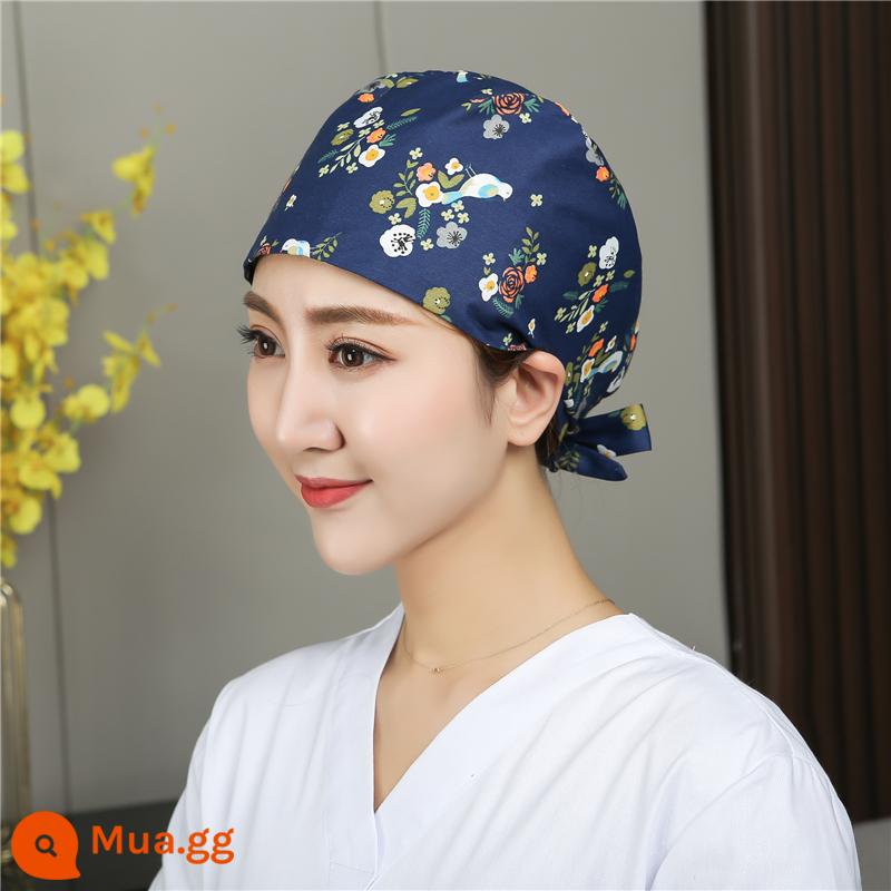 Mũ phòng mổ nữ cotton mũ y tá giam hóa trị bao đầu mũ phòng khám nha khoa bác sĩ làm việc mũ nam - tiếng chim hót