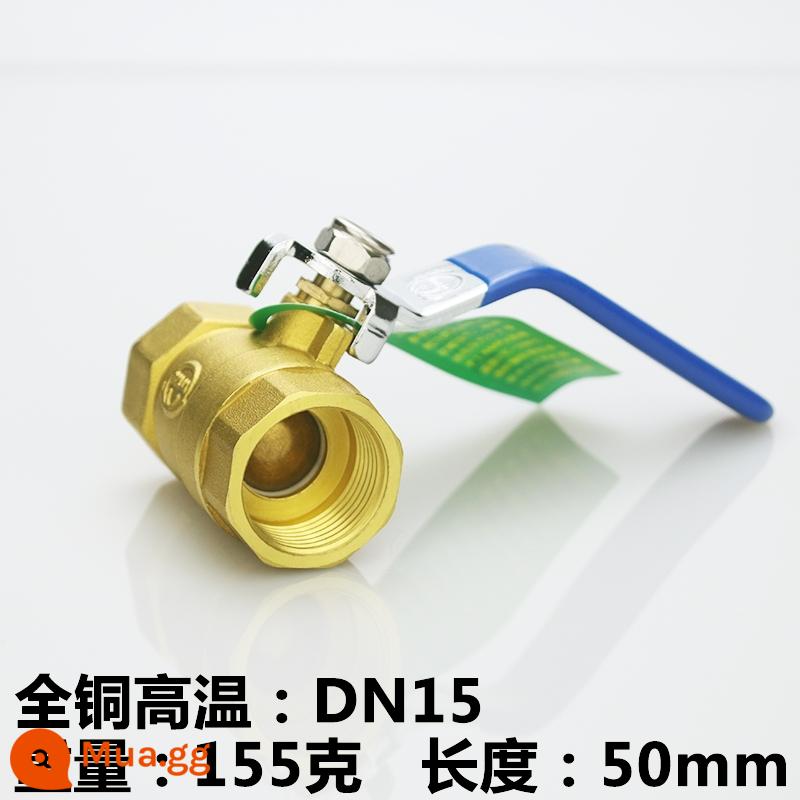 Van bi chuyển nước van đồng toàn phần 4 điểm dn15 van 6 điểm dn20 chịu nhiệt độ cao 1 inch 2 van bi đồng 25 tap water 50 - Tất cả đồng nhiệt độ cao DN15