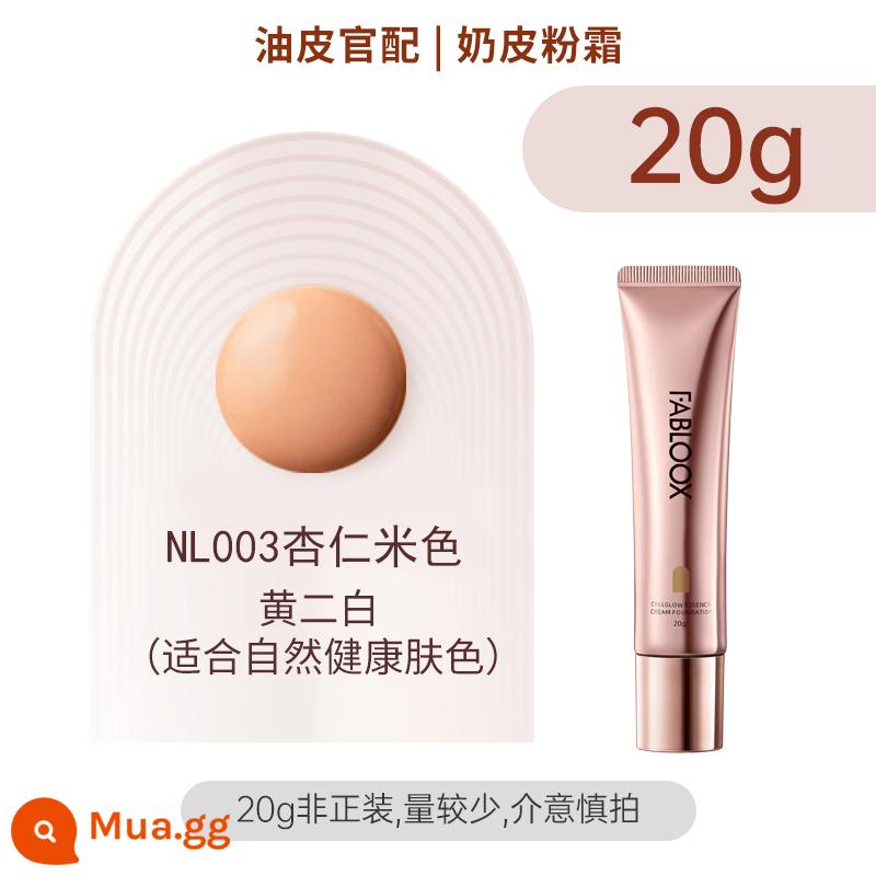 Cheng Shi'an Fabloox Fu Bishi Powder Cream Cream Kem Nền Hỗn Hợp Da Dầu Giữ Lớp Trang Điểm Trong Suốt Che Khuyết Điểm Dưỡng Ẩm - Hạnh nhân màu be 20g