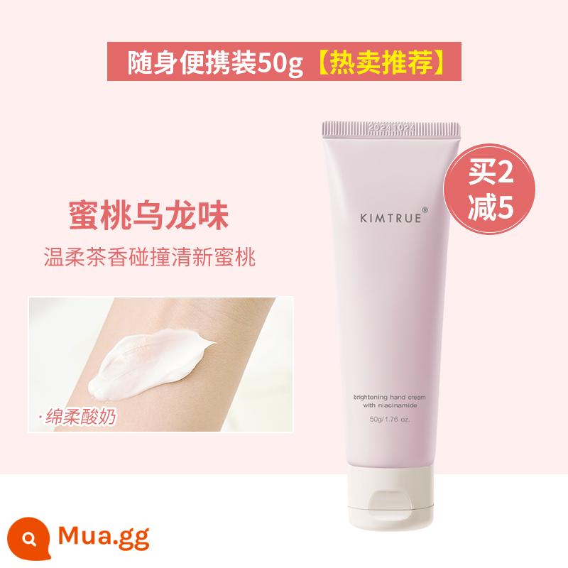 Cheng Shi'an KIMTRUE và kem dưỡng da tay đầu tiên dành cho nữ mùa thu đông dưỡng ẩm không nhờn KT nicotinamide hand cream - [Hương Ô Long Đào] HOT (Gói nhựa)