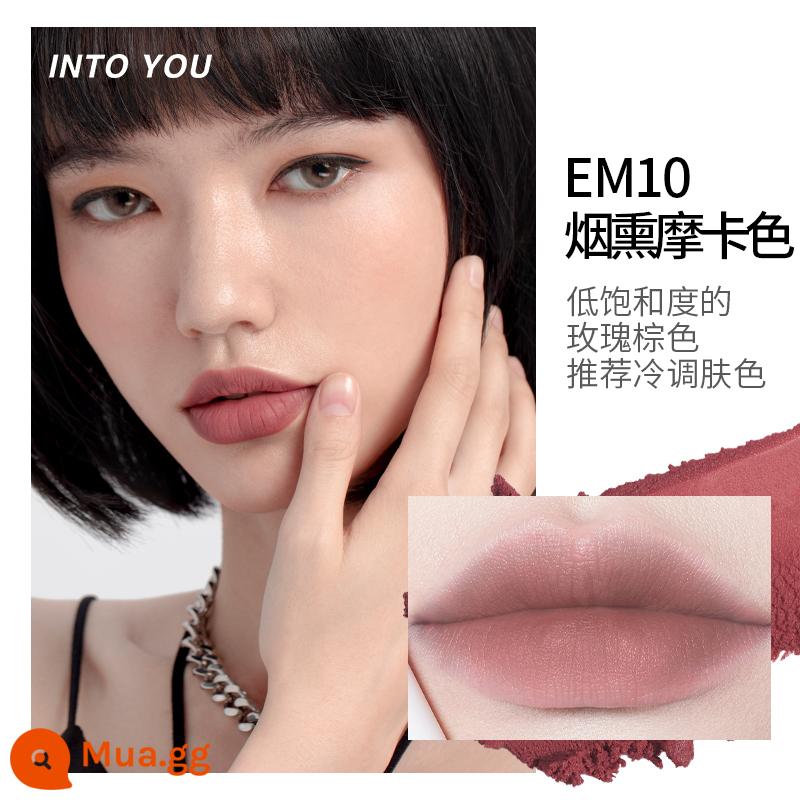 Cheng Shi'an VÀO BẠN môi bùn môi men son môi nữ anh hùng không khí mờ nhung thích hợp tương đương intoyou - EM10 #màu mocha khói