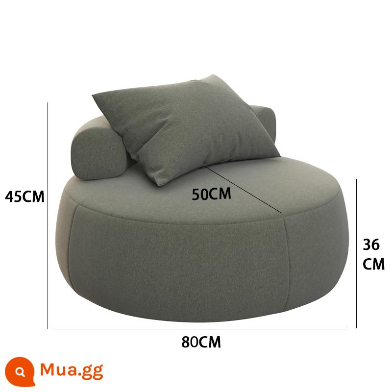 Ins sofa lười chiếu tatami phòng khách phòng ngủ đơn sofa tròn bàn đạp Bắc Âu ban công ghế ngồi giải trí đơn giản - Kèn Trumpet xanh khói