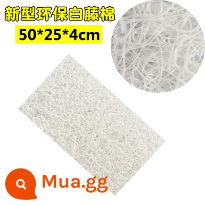 Mây bông lọc cotton koi vật liệu lọc sinh hóa bông hệ thống tuần hoàn ao cá ngoài trời xốp koi ao chuyên dụng - Bông mây trắng mới 50*25*4cm 1 tờ