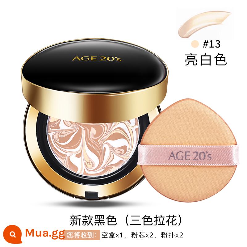 Mới Aekyung Đệm Không Khí BB Cream 4 Màu Kem Che Khuyết Điểm Dưỡng Ẩm Lớp Nền Lâu Trôi Age20s Flagship Store Chính Thức Flagship Chính Hãng - Hộp đen nghệ thuật pha cà phê ba màu 13 # trắng sáng