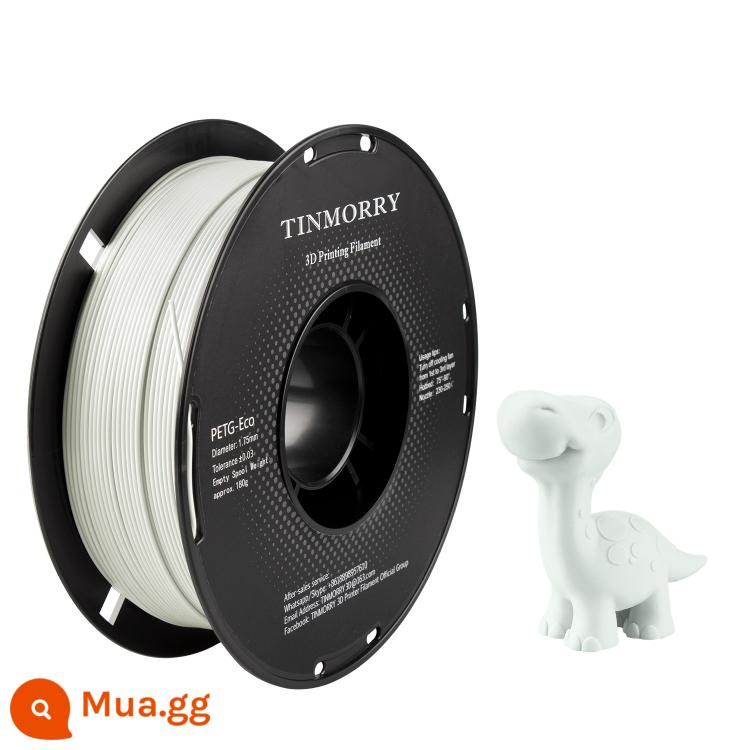 Tinmorry: Dây tóc in 3D PETG tiếp xúc với nguyên liệu Tianrui PETG-ECO, gói 1kg - Mibaobai