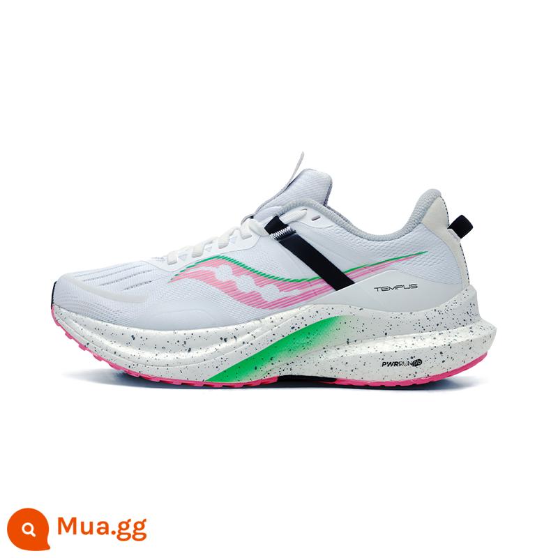 Giày chạy bộ Saucony TEMPUS nam hỗ trợ tập luyện giày chạy bộ cho cặp đôi giày thể thao thoải mái - Bột màu trắng [kiểu phụ nữ]