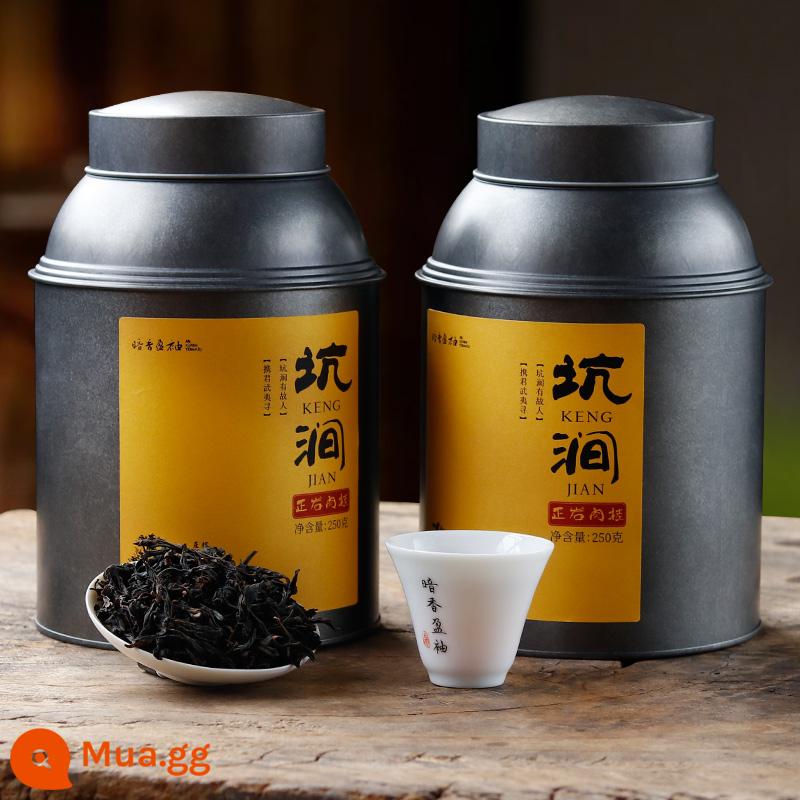 Trà quế Kengjian Trà đá núi Wuyi siêu cấp Dahongpao 500g Zhengyan Fruity Fruity Rock Tea - 501g quế đóng hộp