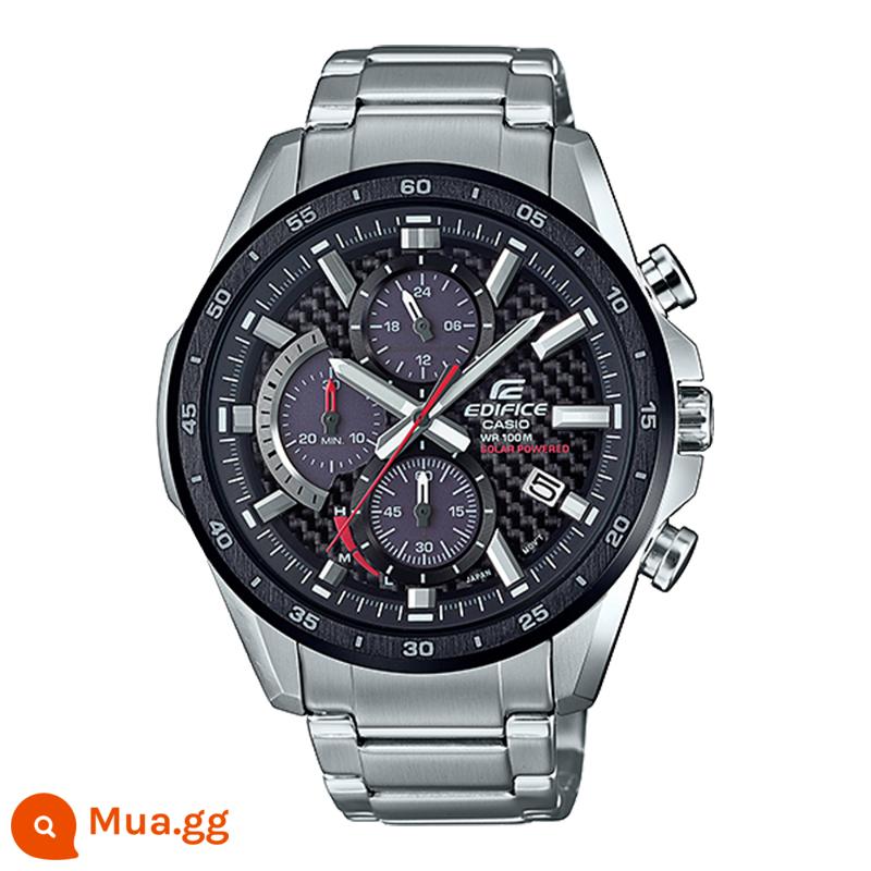 Đồng hồ đua dây thép chống thấm nước CASIO đồng hồ nam EDIFICE thể thao năng lượng mặt trời EQS-500DB-1A1 - EQS-900DB-1A