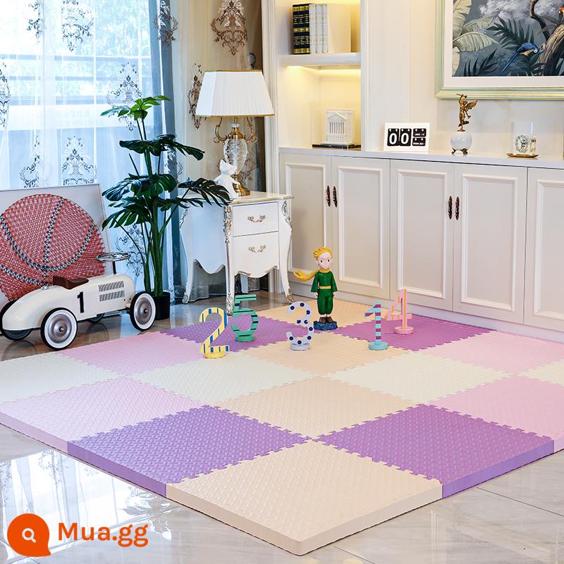 Xuất khẩu sang Châu Âu và Châu Mỹ Dày! Thảm xốp xếp hình Thảm xốp Thảm nối Thảm xốp Thảm xốp - Gạo + trắng + hồng + tím