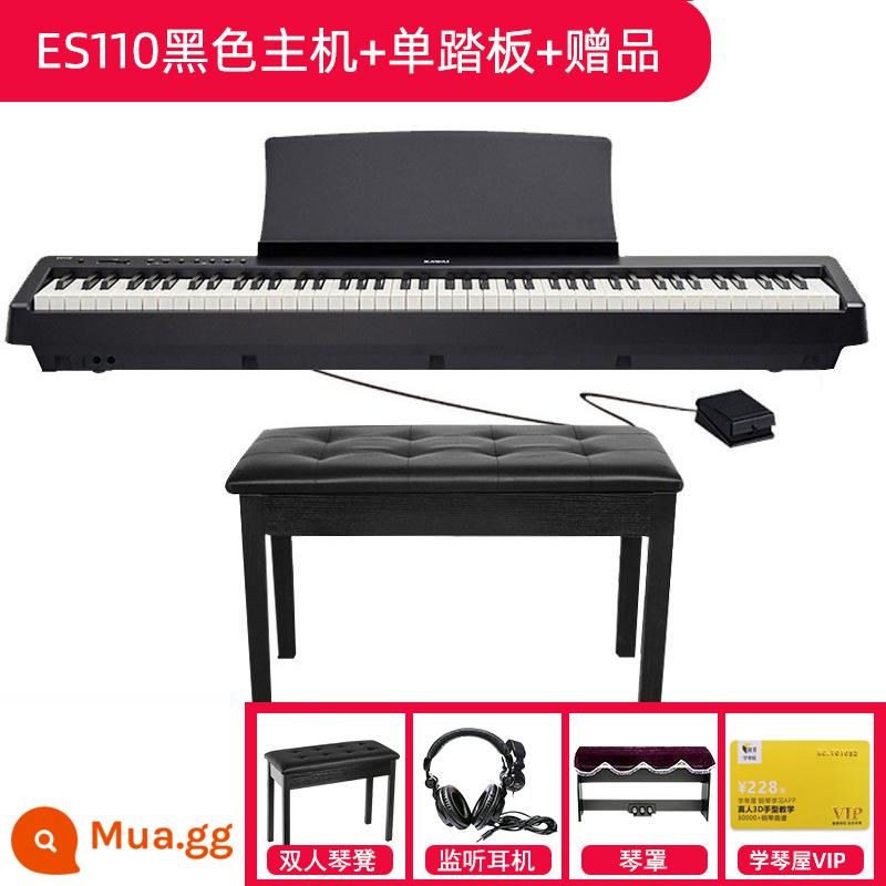 Đàn organ điện tử Kawai Đàn organ điện tử đàn piano cầm tay 88 phím Kawai ES110/ES120 Kawaii - Thân máy ES110 màu đen + bàn đạp đơn + trọn bộ quà tặng