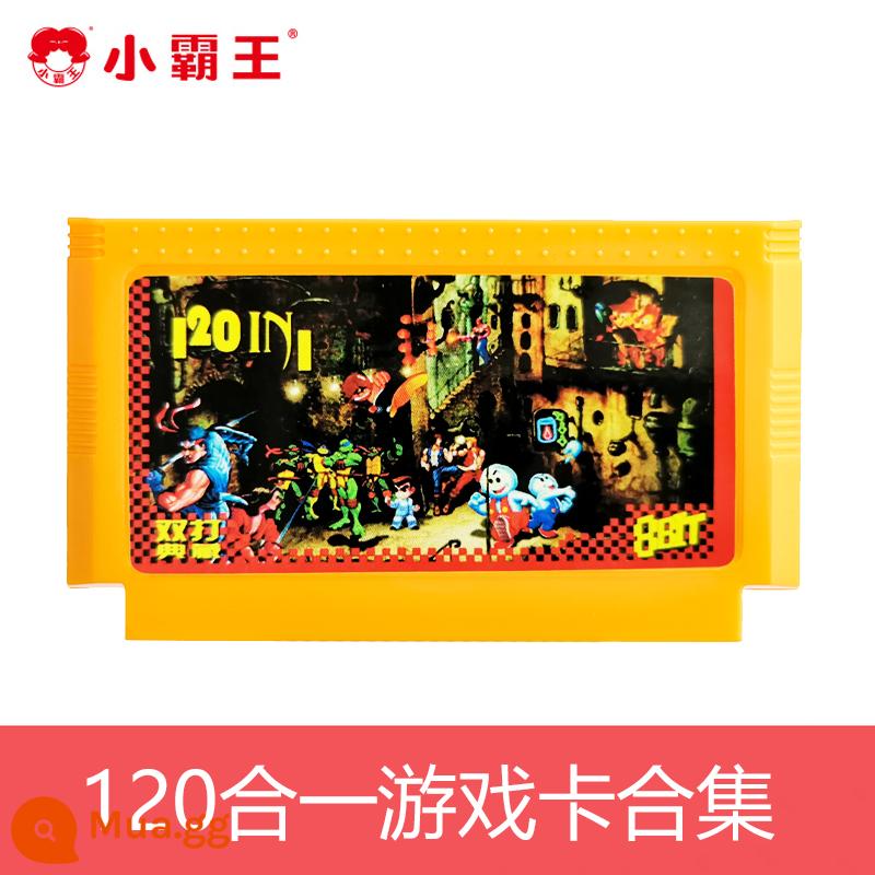 Xiaobawang Trò chơi máy chèn card bộ sưu tập thẻ vàng Hộ gia đình và máy trắng FC Band Game Band HD 8 -bit Game Classic Game Old Family hoài cổ 2022 New 90 Tank War Soul - Bộ sưu tập thẻ trò chơi 120 trong 1 [bộ sưu tập thẻ đôi hoàn chỉnh]