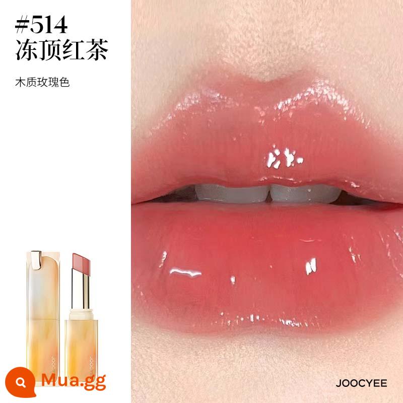 [Giảm giá] Son môi lên men Joocyee Xia Zen Mirror Matte Crystal Jelly Moisturising White Lip Jelly 514 Bright Surface - [Top Bán Chạy] #514 Trà Đen Frozen Top