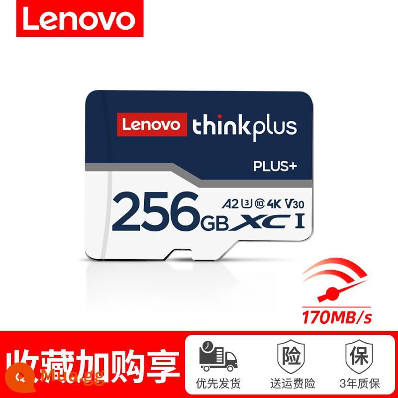 Thẻ nhớ Lenovo 128g lái xe đầu ghi thẻ tf tốc độ cao thẻ mở rộng điện thoại di động chuyển đổi thẻ nhớ 256g - Phiên bản tốc độ cực cao [256G]A2 170MB/s