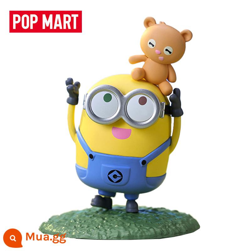 Minion Inseparable Series Blind Box BOB Model POPMART Bubble Matt Bob TIM Tide Play Whole Box - Nâng nó lên cao [không đóng hộp nhưng không đóng gói]