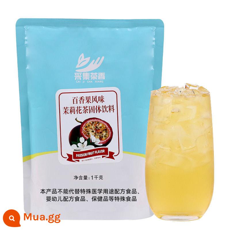 Bộ sưu tập bột nước ép có hương vị trà 1kg nước giải khát pha chế đồ uống rắn phục vụ túi nguyên liệu thương mại - Bột nước cốt hoa nhài chanh dây