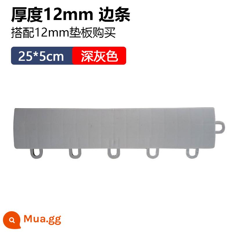 25Cm Chống Trộm Miếng Lót Cửa Sổ Hộ Gia Đình Mọng Nước Hàng Rào Hoa Đứng Chống Rơi Lưới Chống Trộm nhựa Nối Ban Công Miếng Lót - Dải bên màu xám đậm