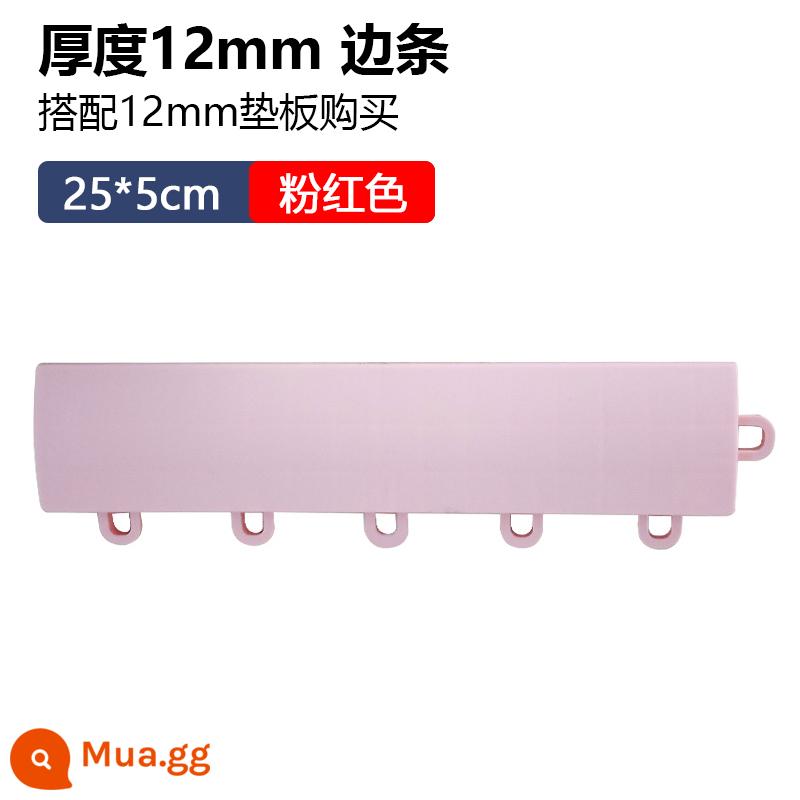 25Cm Chống Trộm Miếng Lót Cửa Sổ Hộ Gia Đình Mọng Nước Hàng Rào Hoa Đứng Chống Rơi Lưới Chống Trộm nhựa Nối Ban Công Miếng Lót - Dải viền màu hồng