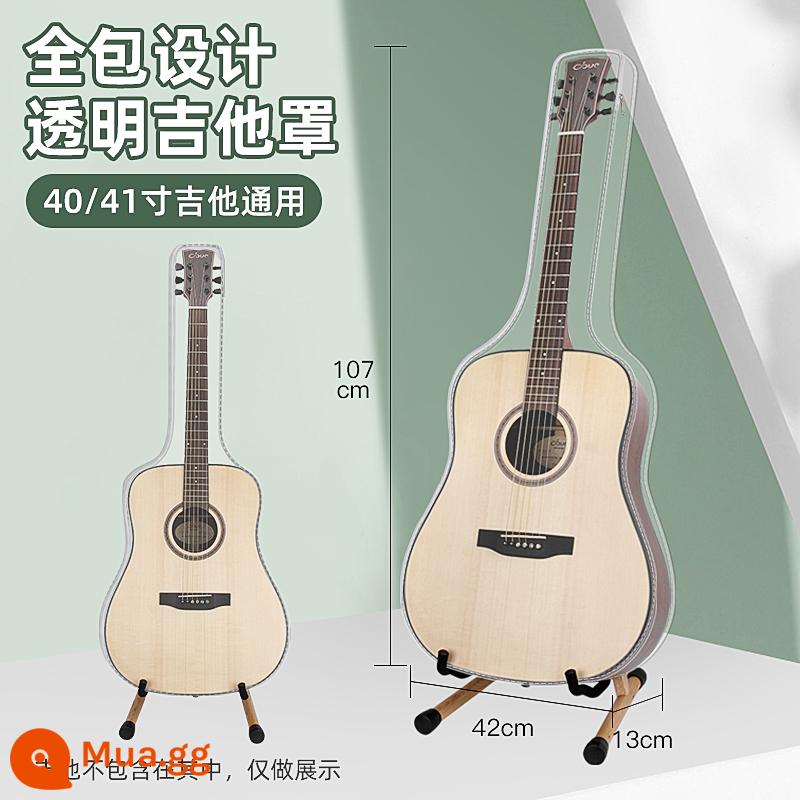 Túi đựng đàn guitar điện trong suốt bảo vệ đàn guitar che bụi túi chống ẩm túi đặc biệt túi kín 41 inch túi độ ẩm không đổi phổ quát - Túi biểu diễn che phủ toàn bộ 360°