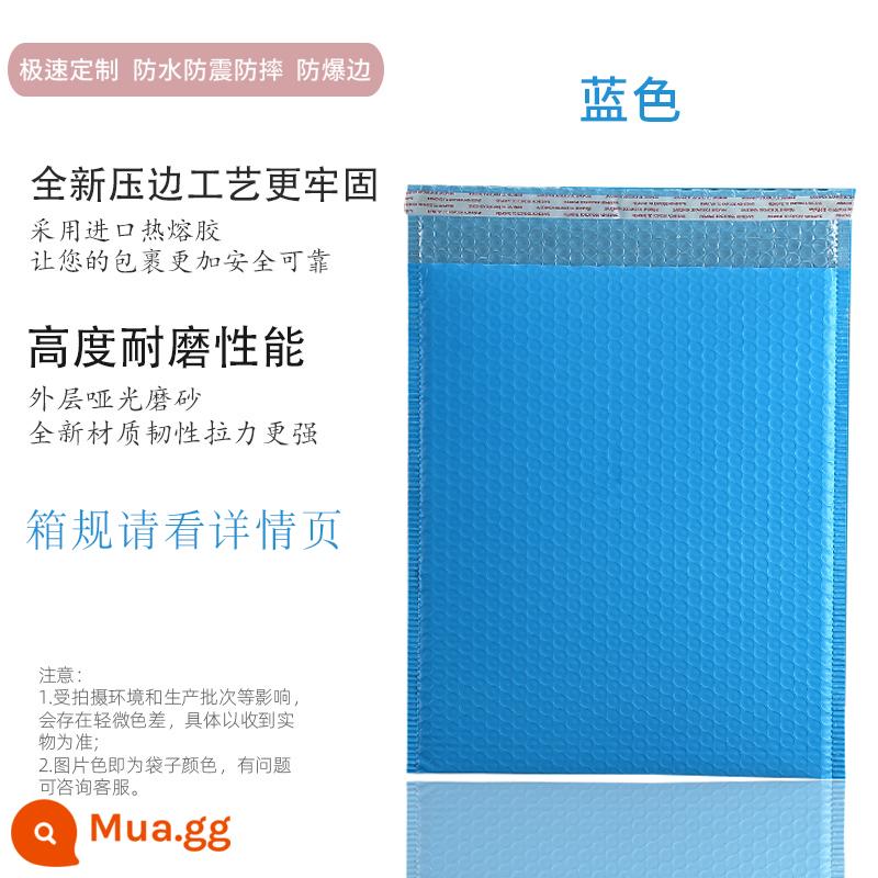 Túi phong bì bong bóng màu Túi xốp màng đồng đùn PE cấp tốc túi bong bóng chống sốc dày túi đóng gói bong bóng quần áo - trời xanh