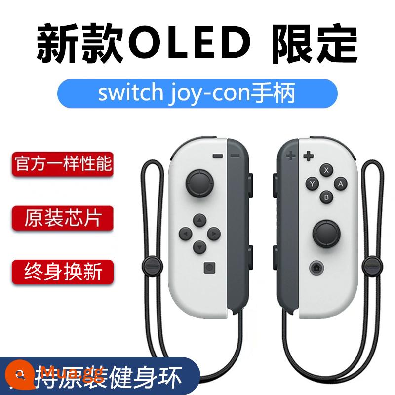 Thích hợp cho bộ điều khiển trò chơi Nintendo switch, tay cầm joycon trái và phải, tay cầm gốc NS rung chuyên nghiệp trong nước, vòng thể dục không dây somatosensory, thể thao Dongsen, du lịch đôi, nước mắt của vương quốc - [Mẫu vòng thể dục giới hạn OLED] Một cặp, hỗ trợ vòng thể dục nguyên bản và đi kèm dây đeo tay, bảo hành trọn đời