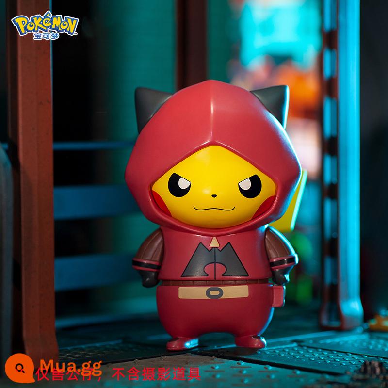 Elf Pokémon Pokémon Pikachu Model Tide Chơi hộp mù cô gái dễ thương máy tính để bàn đồ trang trí nhỏ - Đội Lava [Loạt trang phục chơi khăm]