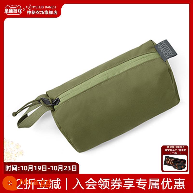 Mystery Farm Zoid Bag Mystery Ranch cắm trại ngoài trời lưu trữ túi vệ sinh lặt vặt - Màu xanh ô liu S (13cm*21cm*5cm)