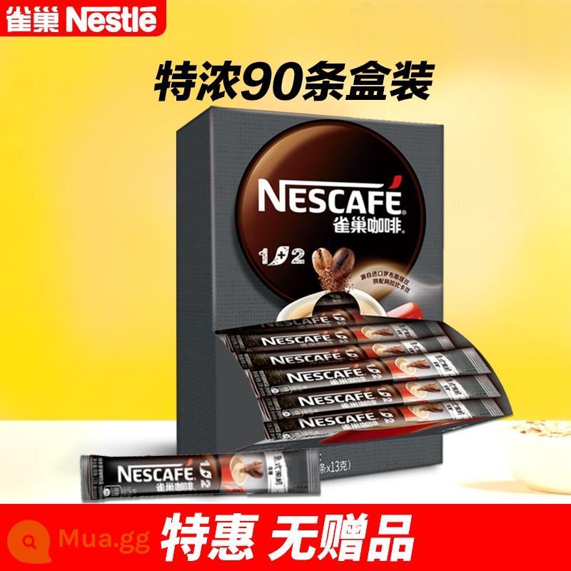 Nestle Nescafe 1+2 espresso 90 gói bột cà phê giải khát uống liền 3 trong 1 dành cho sinh viên hàng đầu chính thức - Hộp 90 thanh đậm đặc [Ưu đãi đặc biệt không kèm quà tặng]...