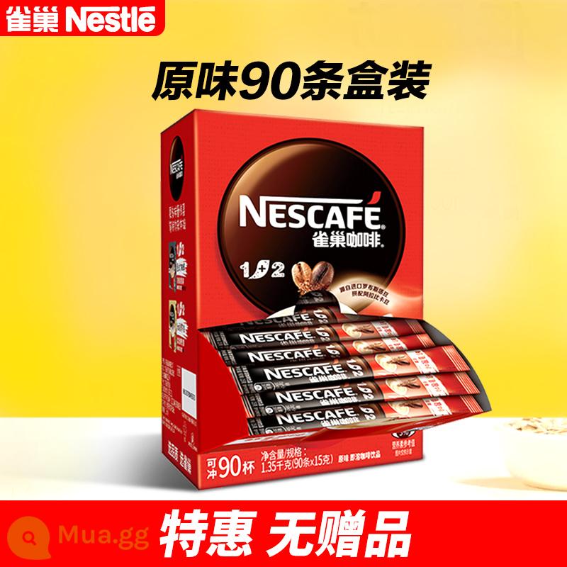 Nestle Nescafe 1+2 espresso 90 gói bột cà phê giải khát uống liền 3 trong 1 dành cho sinh viên hàng đầu chính thức - Hương Vị Chính Hãng 90 Hộp [Ưu Đãi Không Quà]