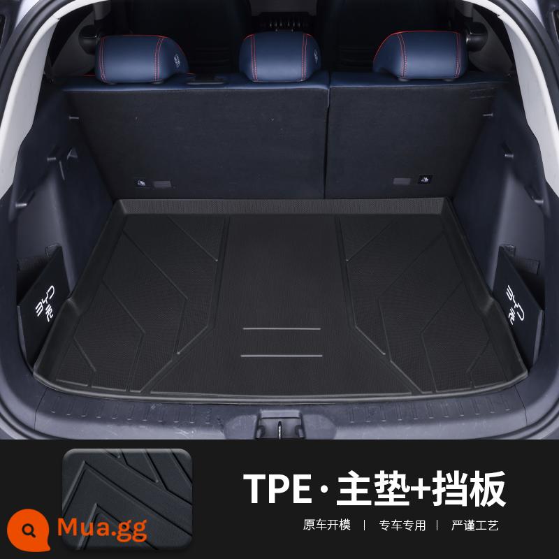 Thích hợp cho thảm cốp BYD Yuan plus được bao quanh hoàn toàn bởi thảm trang trí sửa đổi Yuan PLUS TPE đặc biệt cho khoang sau xe - Họa tiết Yuan plus [Tấm đệm chính riêng biệt TPE + vách ngăn ở cả hai bên]