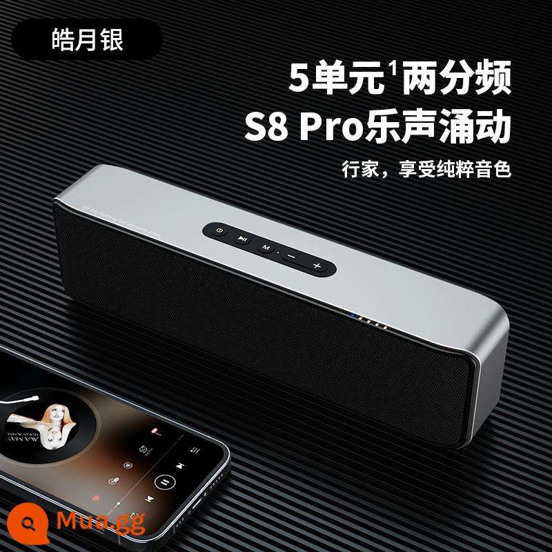 BOGASING S8 Pro Loa Bluetooth không dây cấp độ sốt tại nhà HiFi âm thanh vòm chất lượng cao rạp hát tại nhà âm lượng lớn di động ngoài trời máy tính để bàn cao cấp âm thanh nhỏ - Haoyueyin - model nâng cấp [Âm trầm nặng DSP★Chất lượng cao HiFi★Âm thanh toàn cảnh DST]