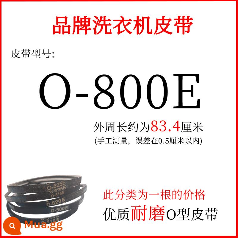 Dây đai máy giặt đa năng loại O hoàn toàn tự động bán tự động phụ kiện máy giặt băng tải tam giác chịu mài mòn động cơ băng tải - Con Công Xanh O-800E